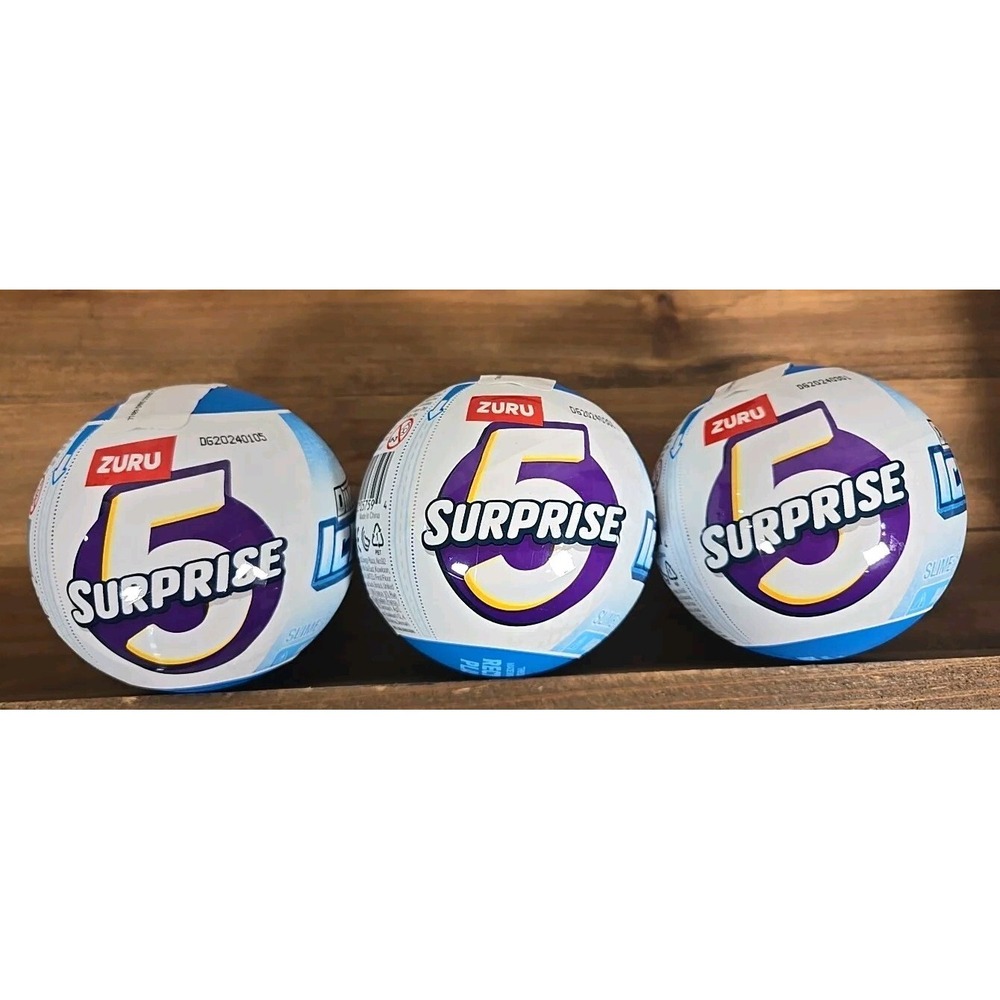 Zuru 5 Surprise Dino Strike Ice Age Action Figure Surprise Capsules Lot of 3